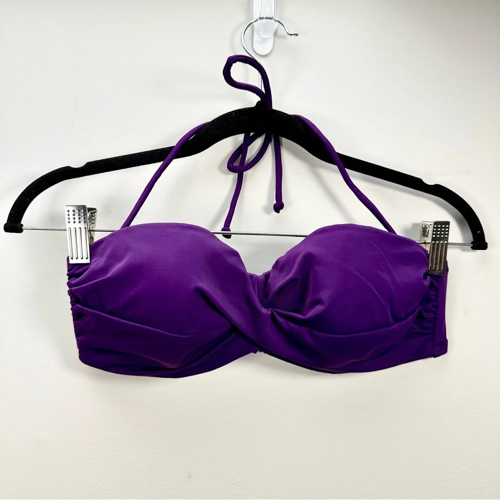 Victoria's Secret Very Sexy Bandeau Twist Bikini Top, Eggplant Purple, 34D